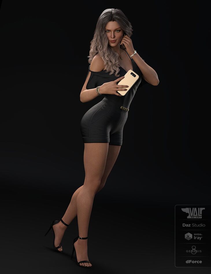 Dforce Axya Casual Outfit For Genesis 8 Females Render State