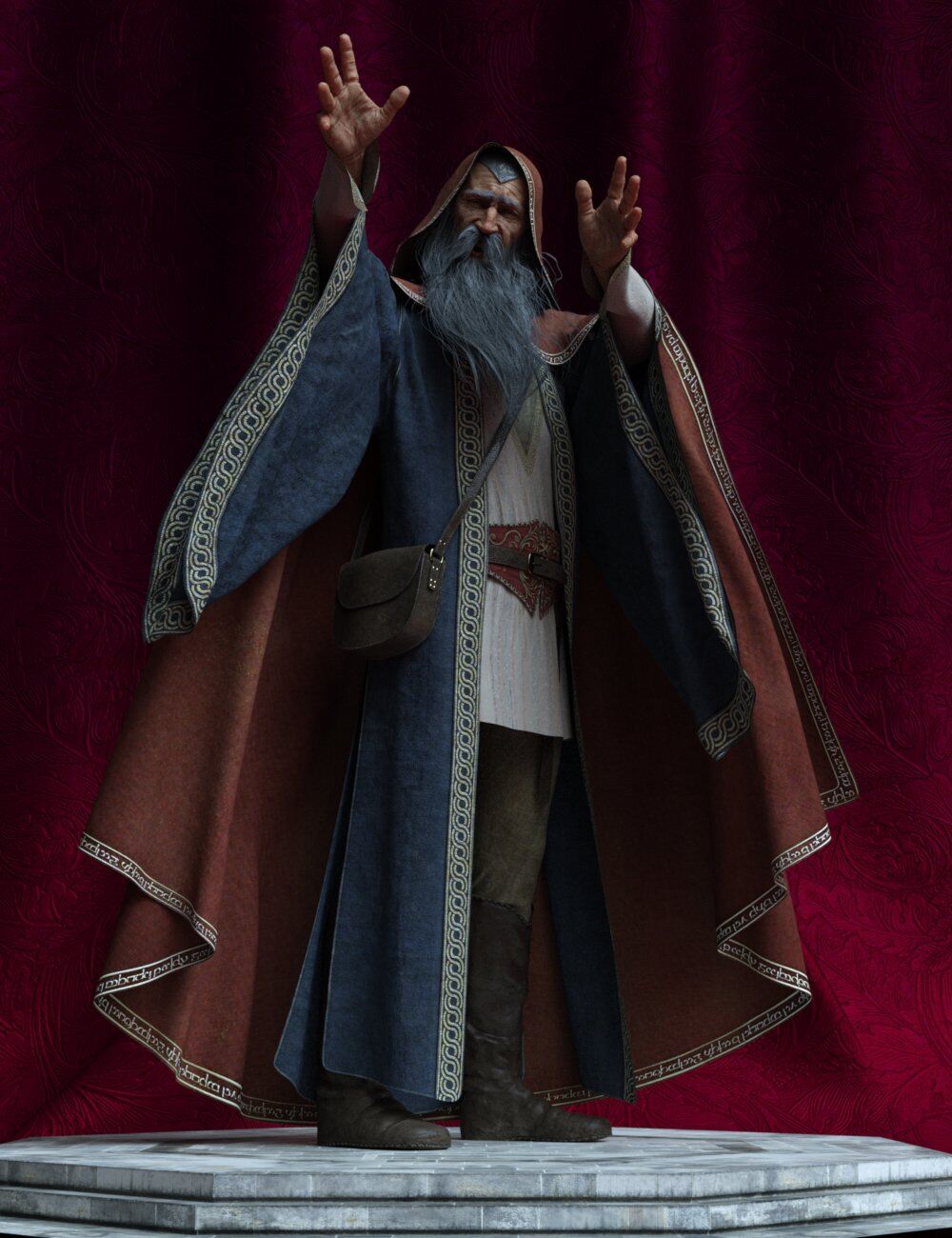 Wizard Poses For Genesis 8 Male Render State