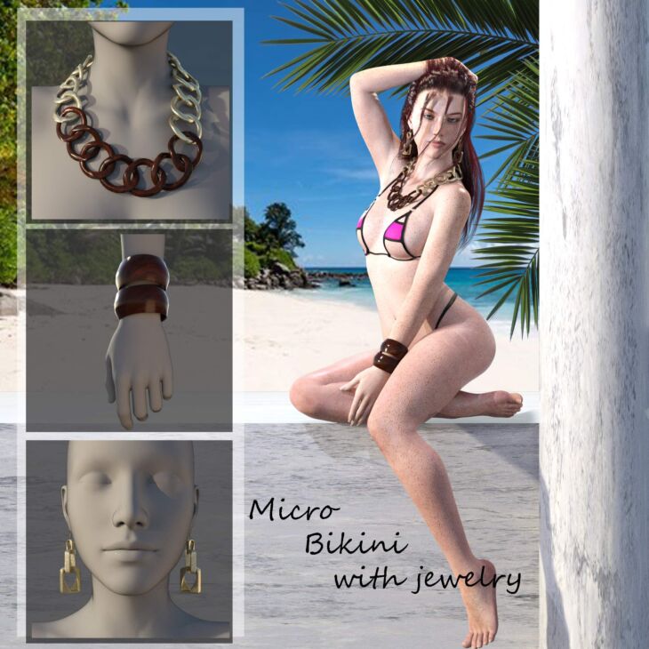 Sexy Micro Bikini & Accessories G8F – Render-State