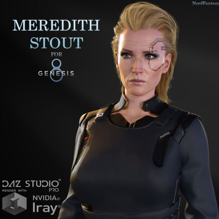 Meredith Stout Cyberpunk2077 Genesis 8 Daz Render State 2683