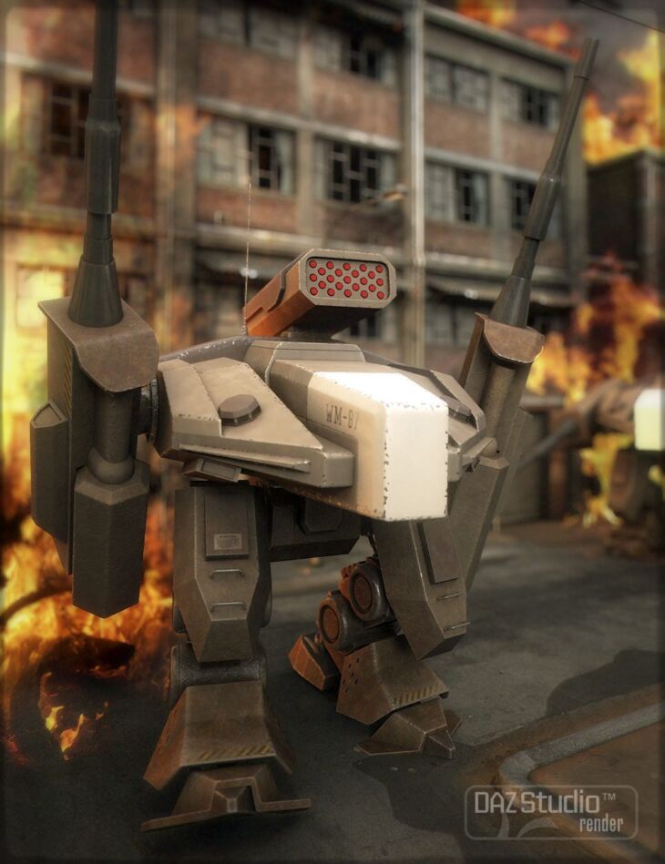 MW87 Ogre Mecha - Render-State