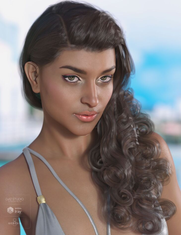 Nesena Hair For Genesis 3 And 8 Female S Render State