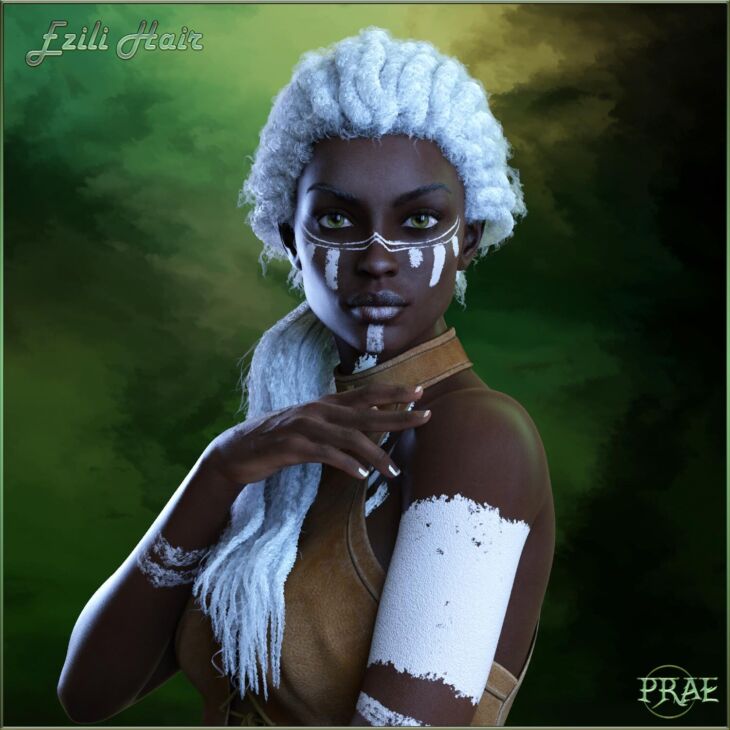 Prae-Ezili Hair For G8 Daz - Render-State