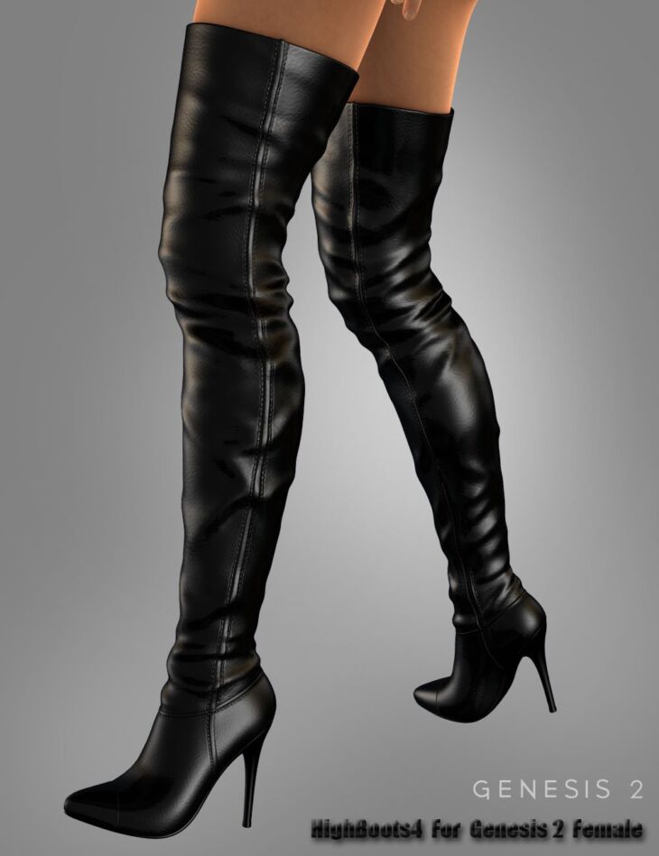 High Boots 4 For Genesis 2 Female(s) – Render-State