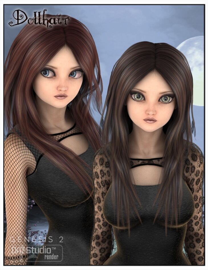 Zea Hair For Genesis 2 Female S And Victoria 4 Textures Render State