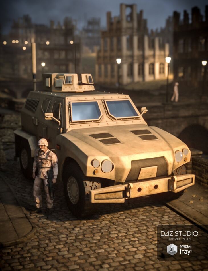 Army Hybrid Vehicle - Render-state