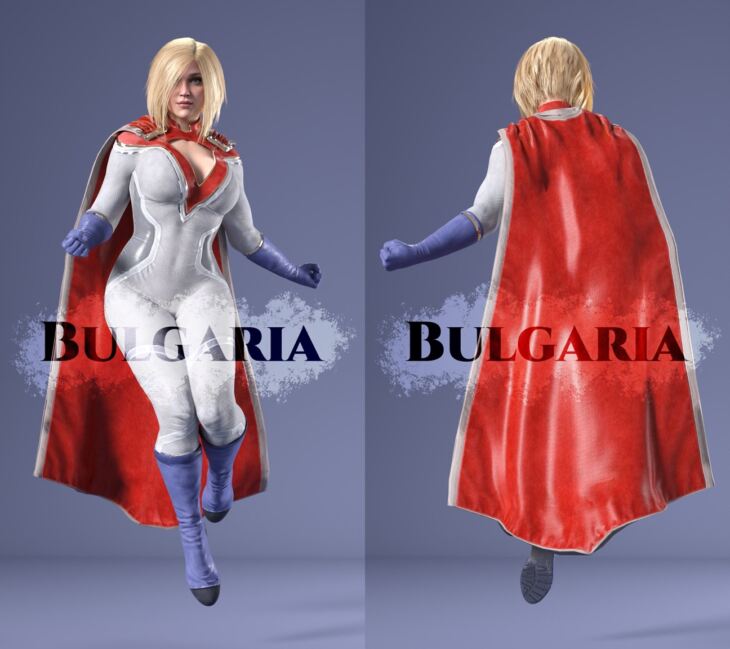 Powergirl Injustice2 For Genesis 8 Female Render State