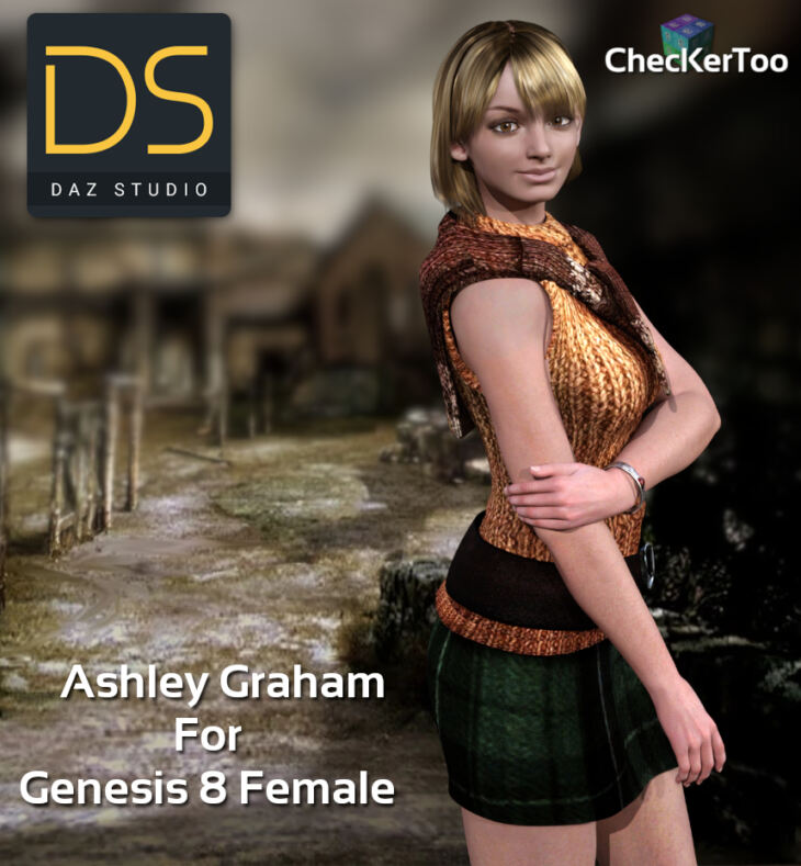 RE4 Remake Ashley Graham 2023 - Free Daz 3D Models