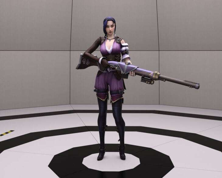 Caitlyn Arcane for G8F and G8.1F - Render-State