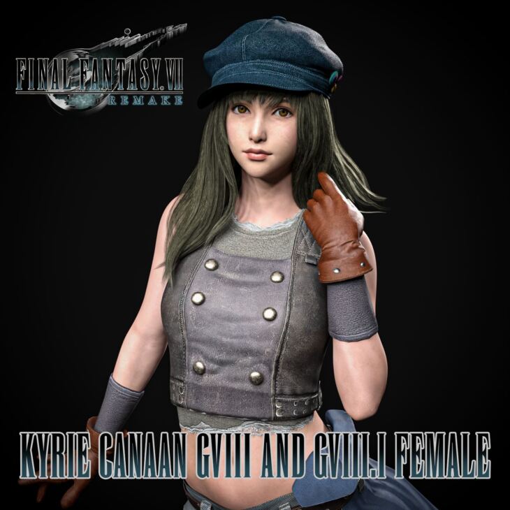DFFNT mod FFVII Remake Kyrie Canaan outfit for Tifa(Credit