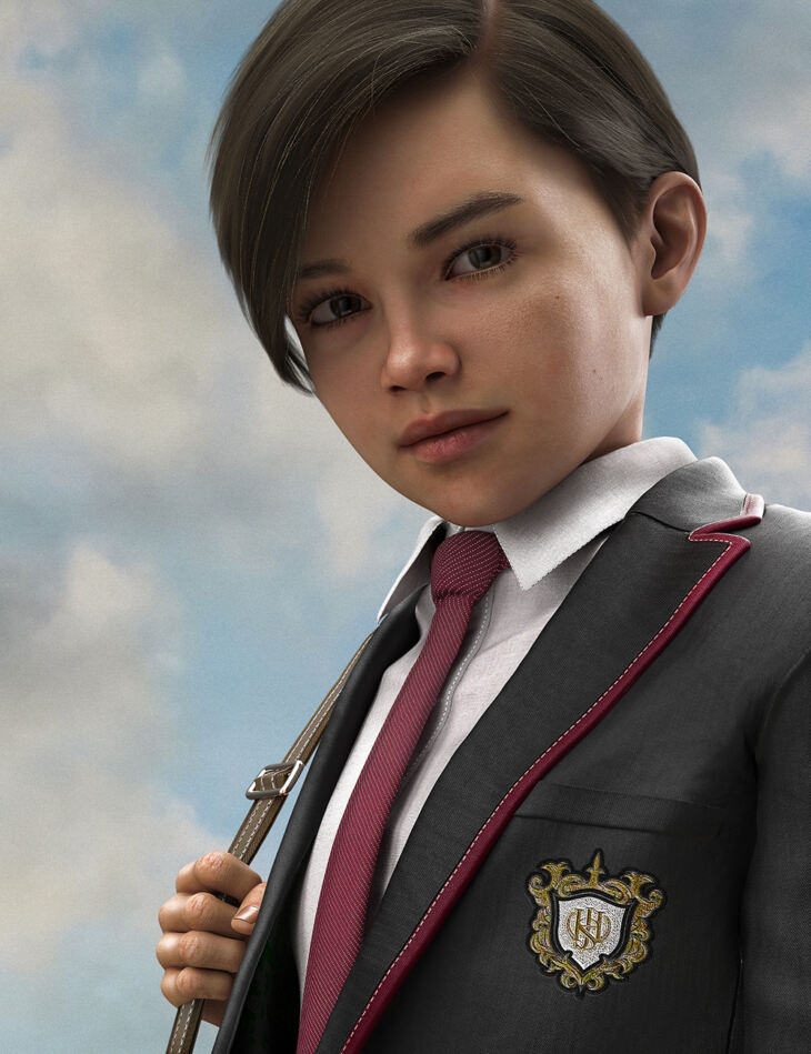 AJC Japan’s Modern High School Uniform for Genesis 8 Males – Render-State