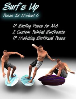 Surf’s Up Poses for Michael 6, 5, 7 & 8
