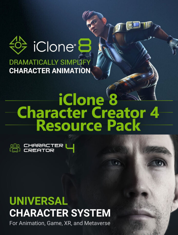 iClone 8 + Character Creator 4 + Resource Pack Bundle - Render-State