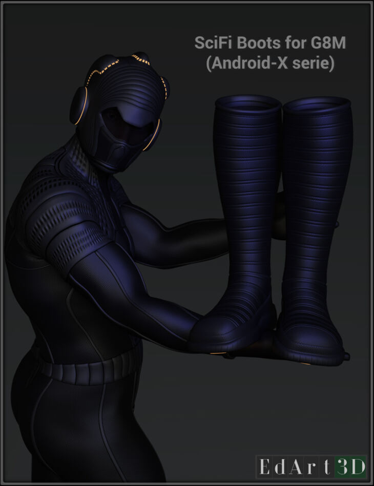 SciFi Boots For G8M – Render-State