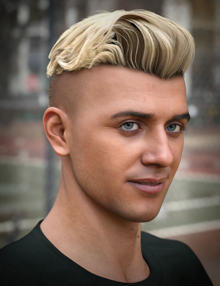 Mateo Hair For Genesis 8 Males - Render-State