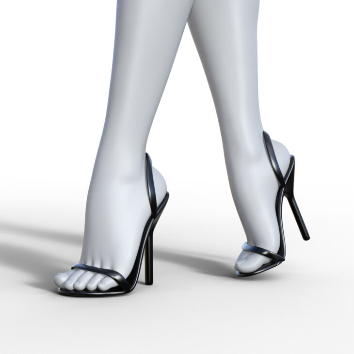 Minimalist Sandal Heels for G8F Daz Studio – Render-State
