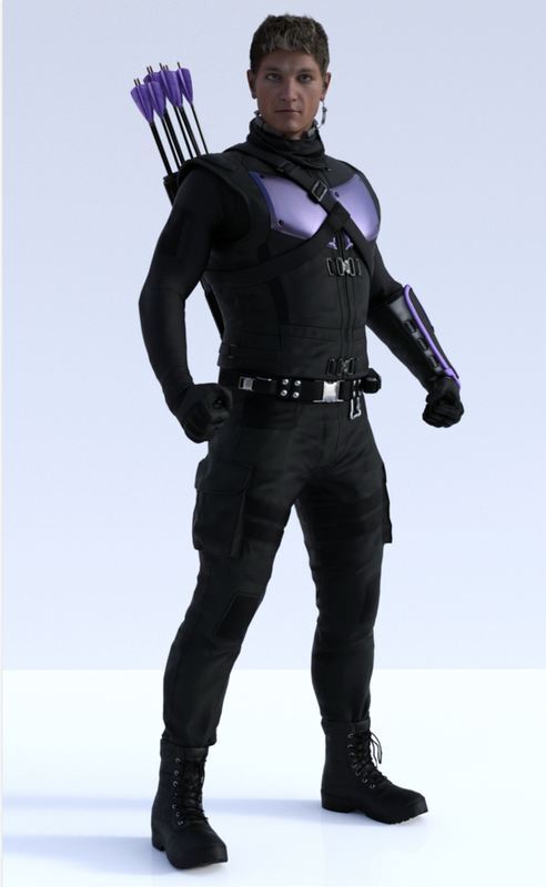 Hawkeye Outfit For G8M - Render-State