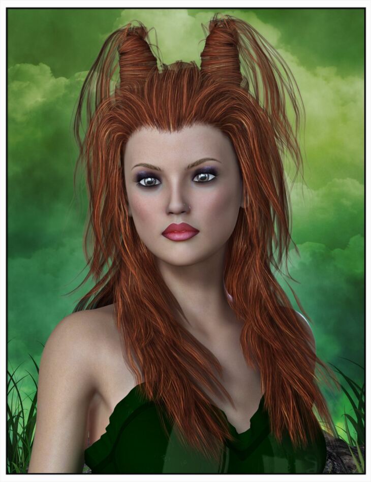 Ivy Hair For Genesis 2 Female S And Victoria 4 Render State