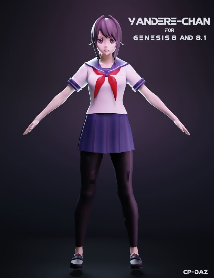 Mob-chan For Genesis 8 and 8.1 Female - Render-State