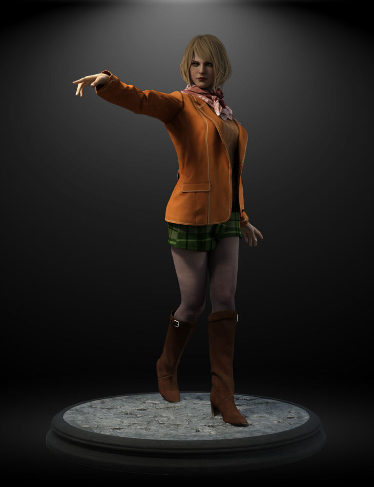 ASHLEY GRAHAM RE4 REMAKE 3D model 3D printable