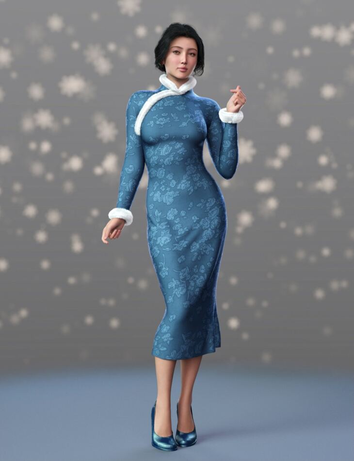 Cheongsam Dress V4a4g4 Render State 8669