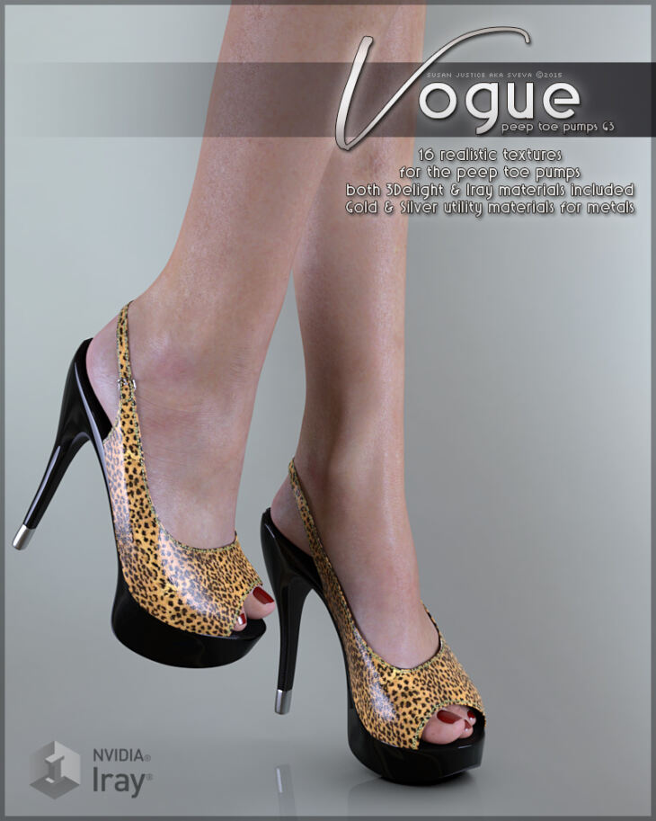 Vogue for Peep Toe Pumps G3 – Render-State