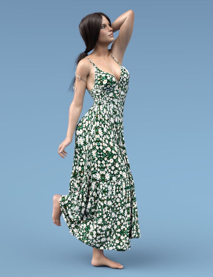 dForce X-Fashion Floral Bohemian Dress – Render-State