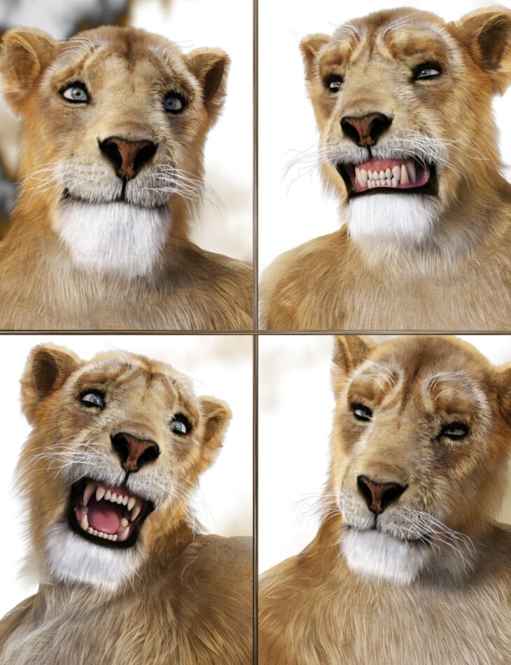 JW Expressions for Niketa the Lioness – Render-State