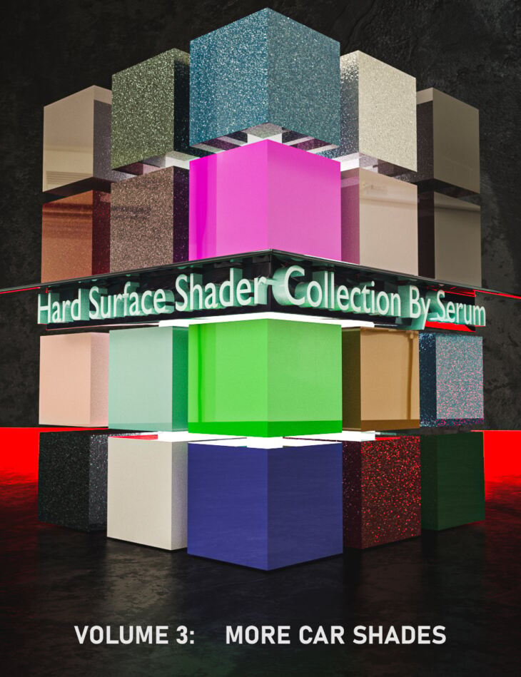 Iray Hard Surface Shaders Volume Three More Car Shades RenderState