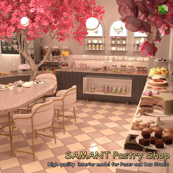 SAMANT Pastry Shop Render State   SAMANT Pastry Shop 