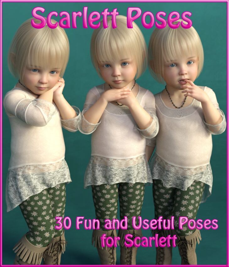 Toddler Poses for Scarlett – Render-State