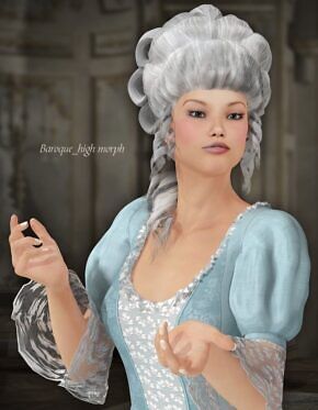 Rococo Hair for V4 - Render-State