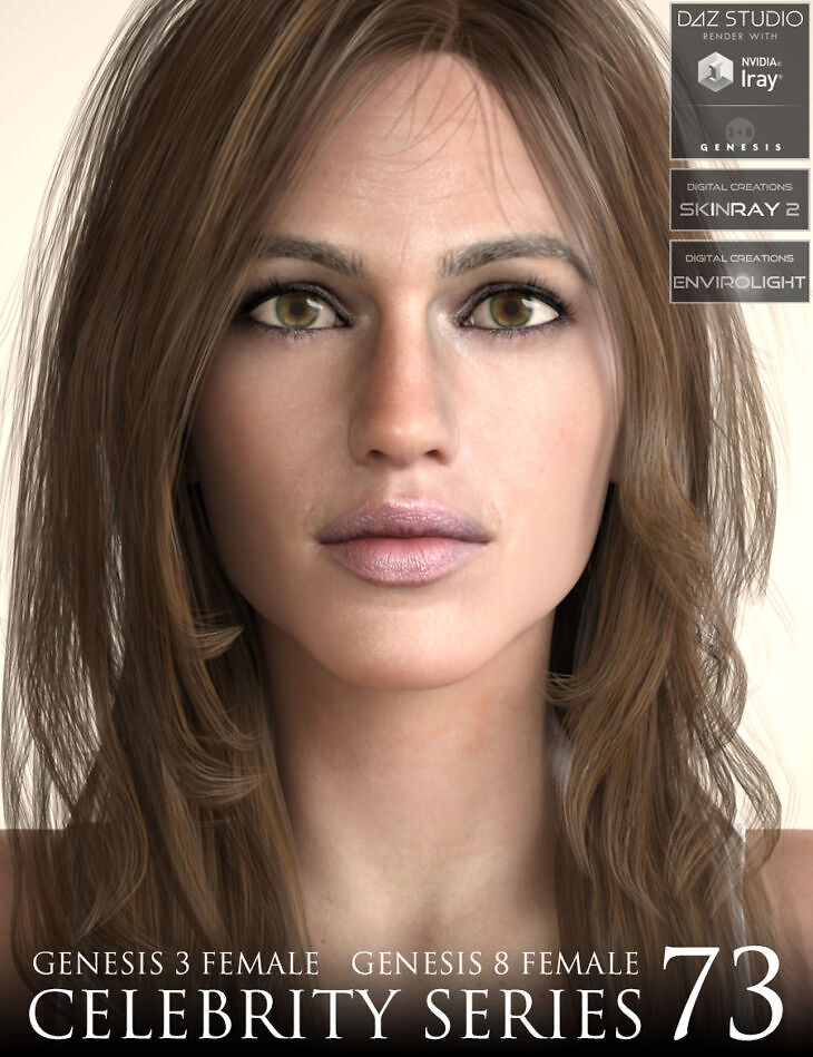 Celebrity Series 73 For Genesis 3 And Genesis 8 Female   Render State