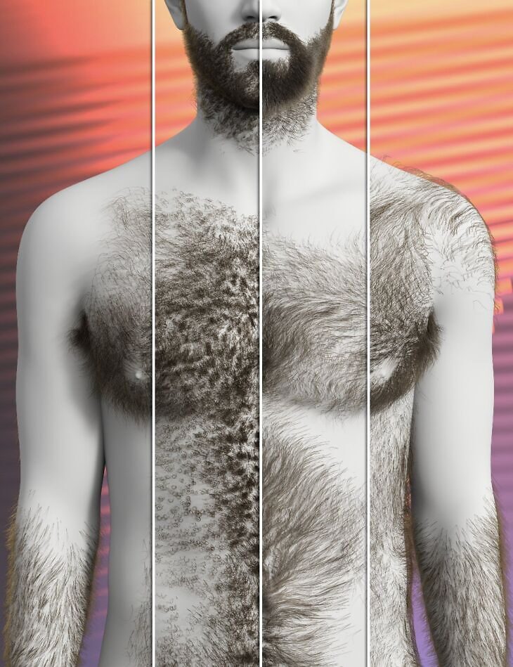 Jepe's dForce Omni Body Hair Sets - Render-State