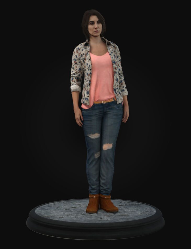 The Walking Dead Maggie Rhee Daz Genesis 9 Female - Render-State