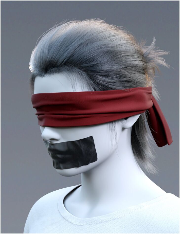 dForce BS Blindfold and Mask Suit for Genesis 9 - Render-State