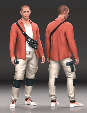 dForce Monday Outfit for Genesis 9