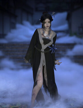 dForce Lala Hmong Sorceress for Genesis 9